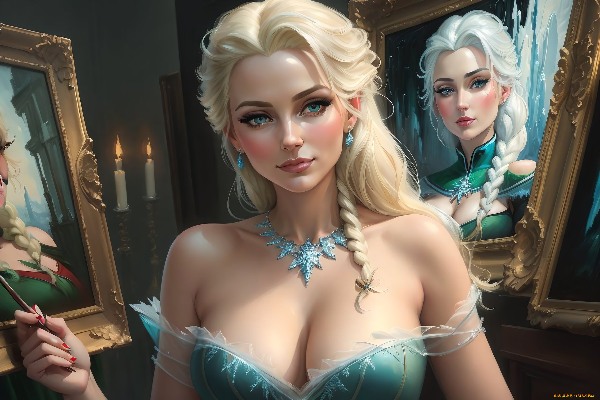 elsa, , ,  , , , , ai, art, , , , , 